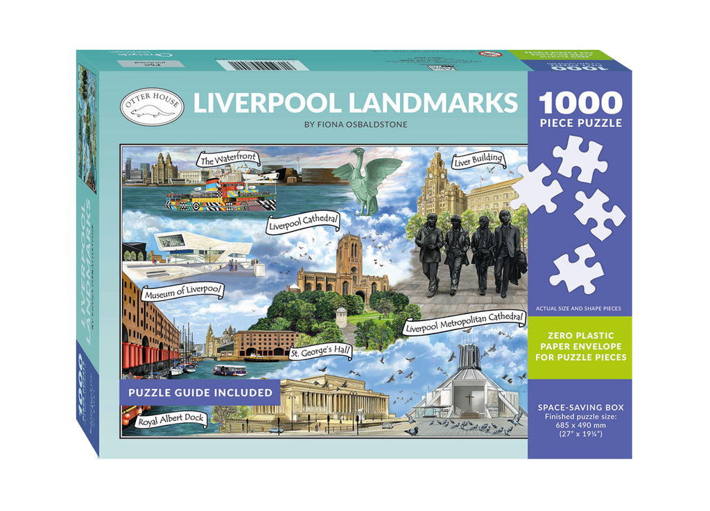 1000 piece  Jigsaw - Liverpool Landmarks