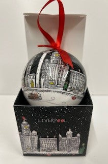 Liverpool Waterfront Bauble - Freida McKitrick