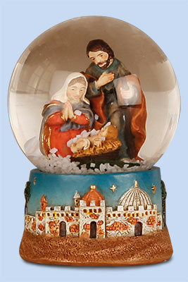 Holy Family Snowglobe