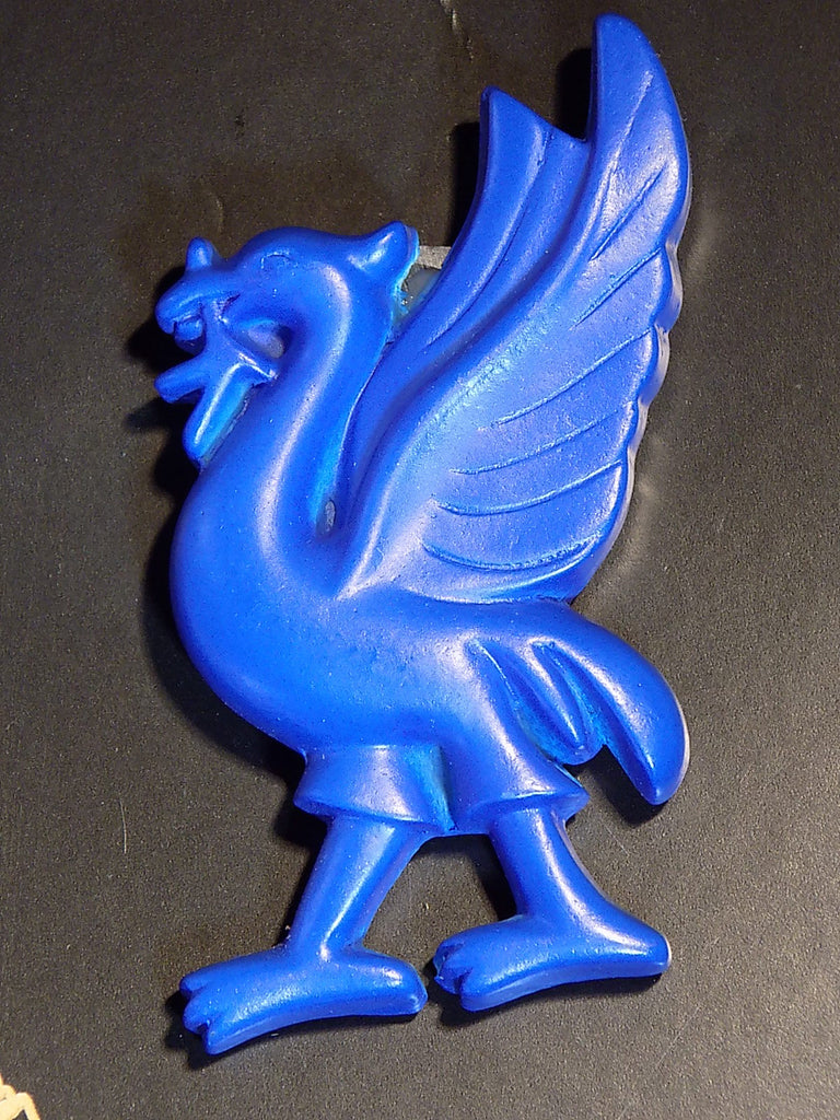 liverbird fridge magnet - blue