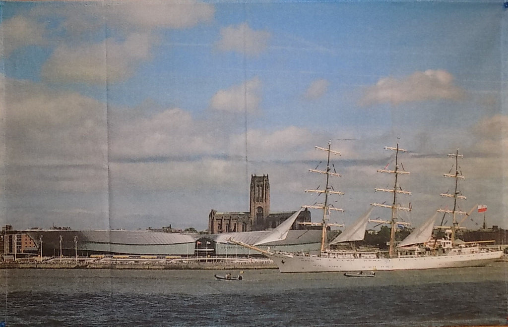 Tea Towel Tall Ships Design